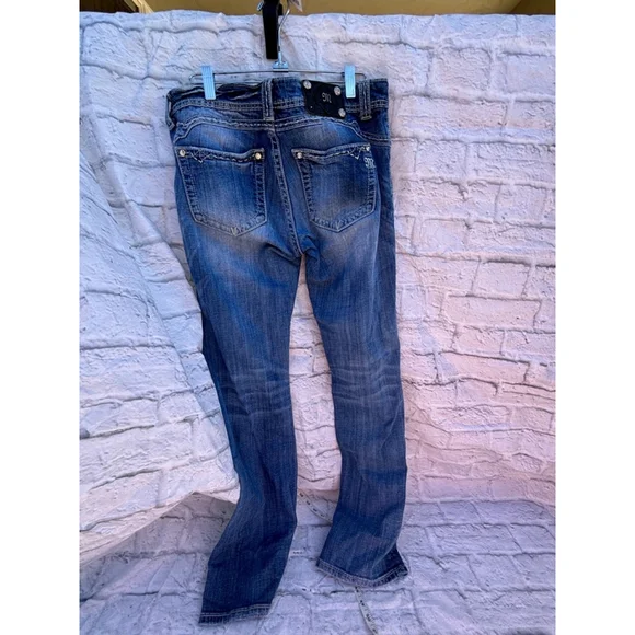 Y2K style Women's Miss Me Blue Jeans Boot Cut Size 32 style JW5310B3Q - Picture 6 of 11